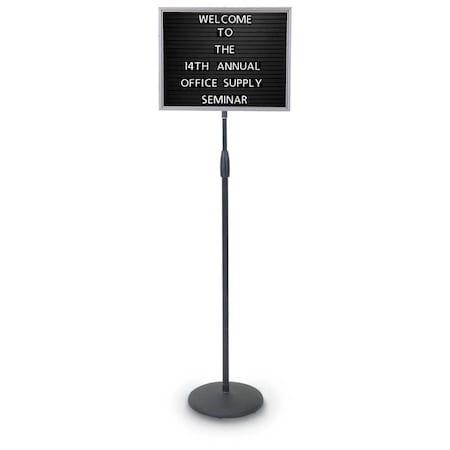 United Visual Products Corkboard, Fabric, Bronz, 2 Door, 42 x 32" UV3025-BRONZE-DBURGU